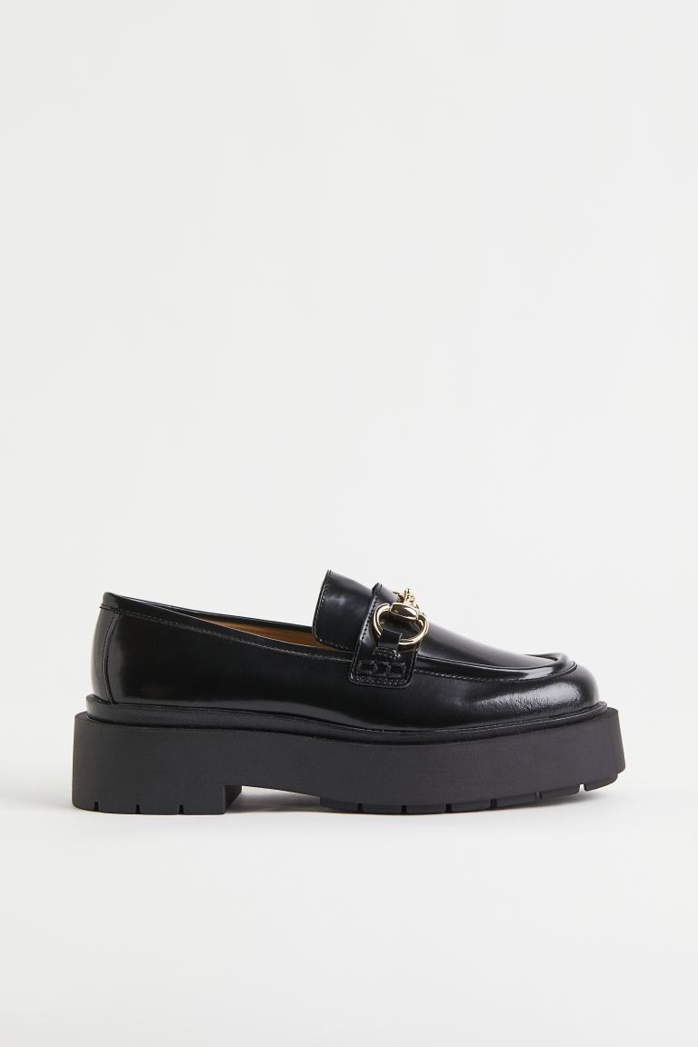 Chunky leather loafers | H&M (DE, AT, CH, NL, FI)