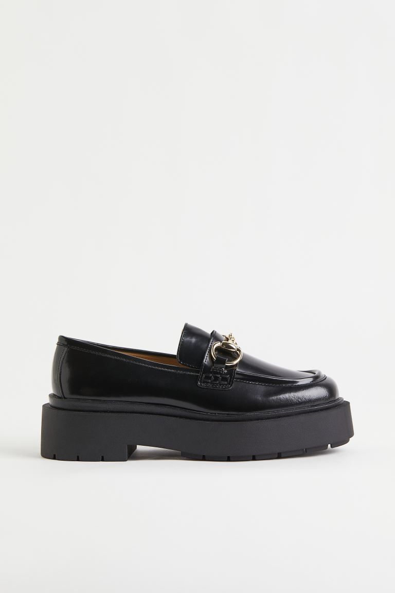 Chunky leather loafers | H&M (DE, AT, CH, DK, NL, NO, FI)