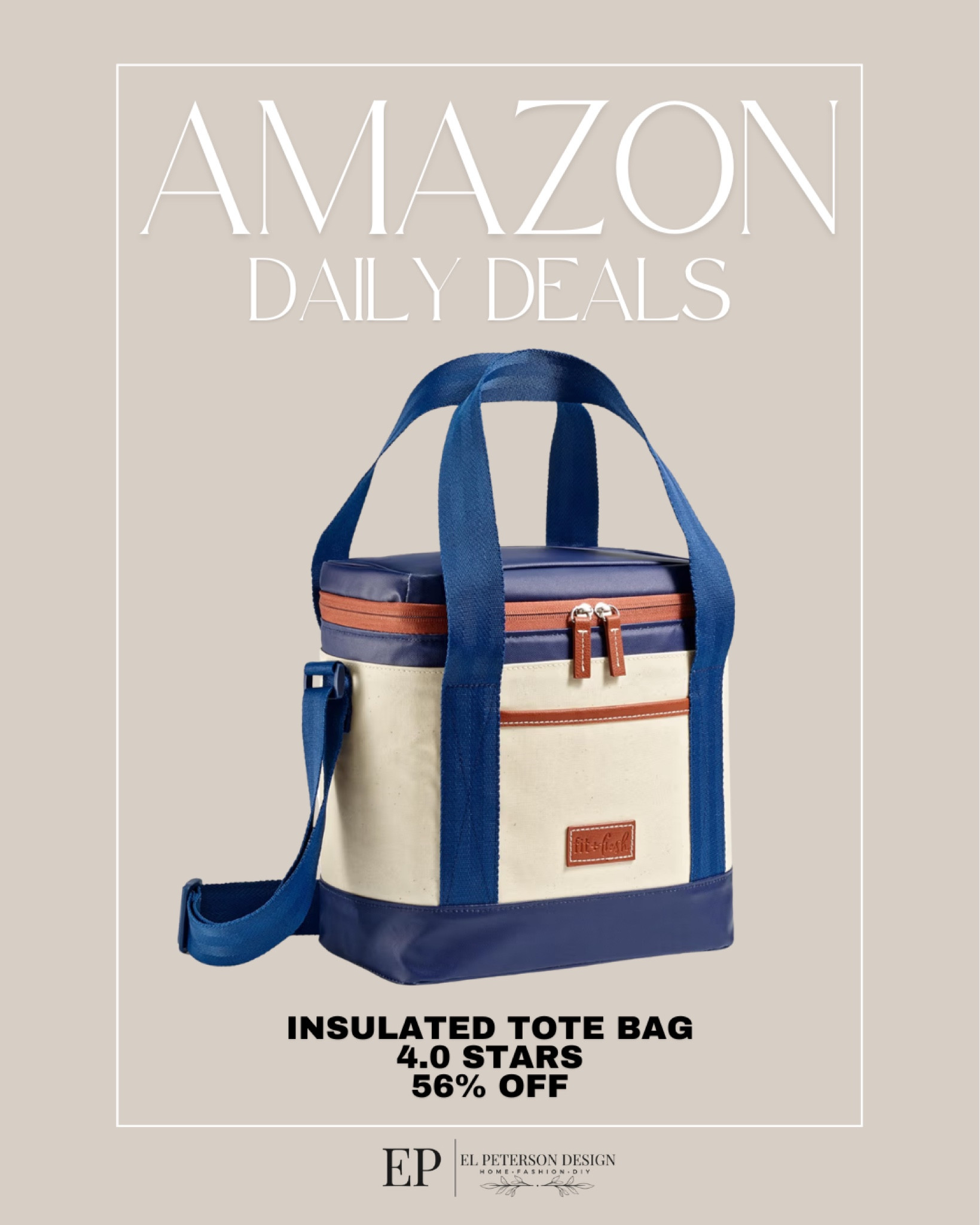 Amazon Daily Deals
insulated tote bag 

#LTKSaleAlert