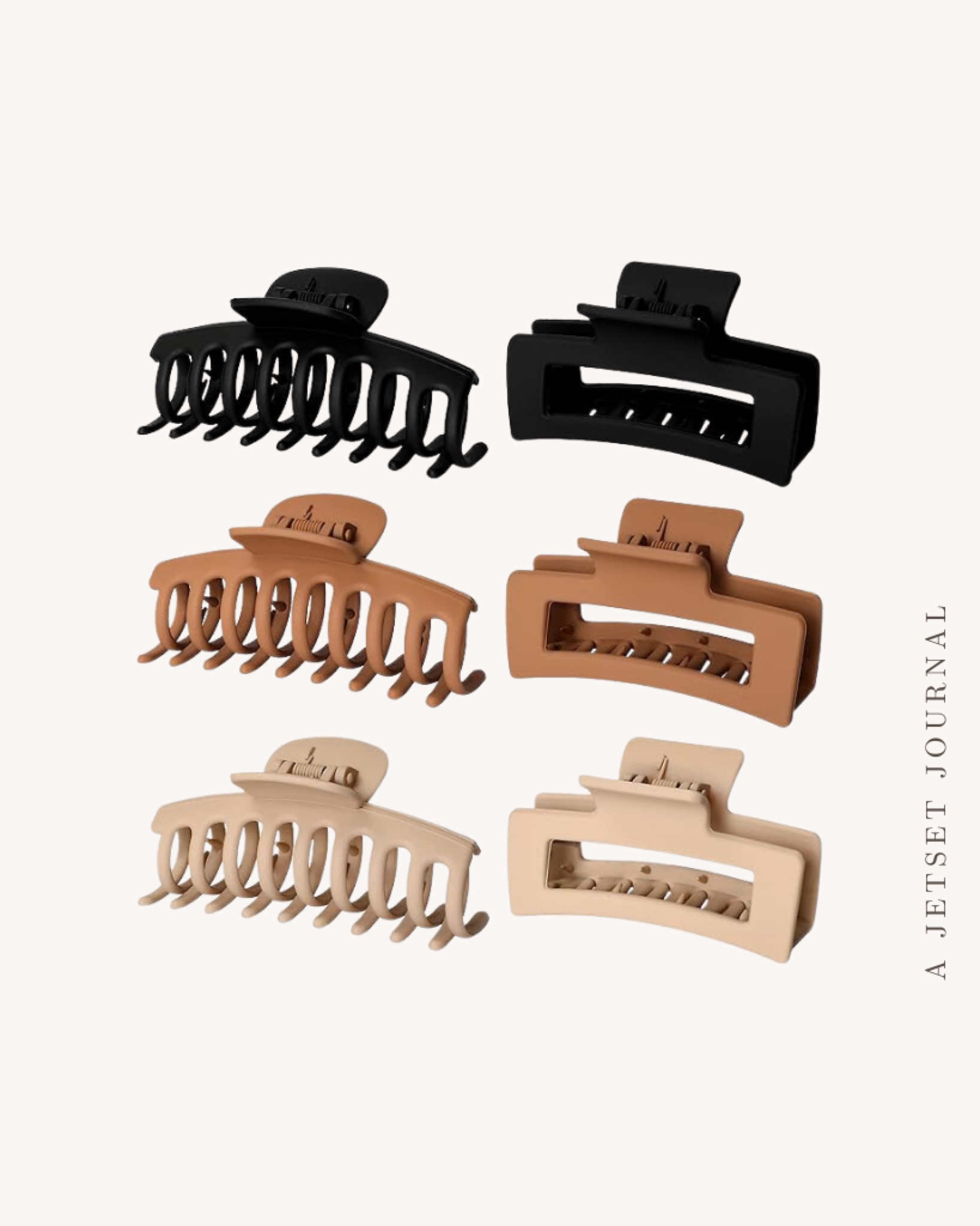 Elevate your hairstyle with these cute matte square claw hair clips!
hair styling tips, versatile style, hair clip for thick and thin hair, cute accessories, trendy fashion, neutral style

#LTKStyleTip #LTKU #LTKSeasonal