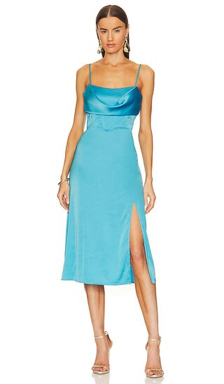 Aimee Dress in Atlantic Blue | Revolve Clothing (Global)