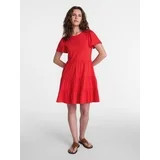 Time and Tru Women's and Women’s Plus Cotton Swing Dress with Short Sleeves, Sizes XS-4X | Walmart (US)