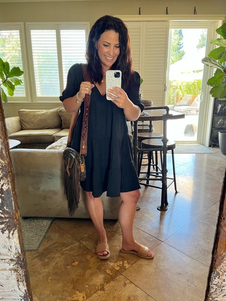 This fun pool to party, cotton tiered dress is on sale for $17.98! Comes in 4 colors and sizes XXS-XXL. They’re selling fast, so snag one while you can! For reference I’m wearing a small.

#LTKsalealert #LTKswim #LTKFind