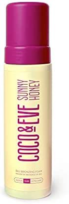 Coco & Eve Sunny Honey Bali Bronzing Self Tanner Mousse - All Natural Sunless Tanning Mousse | In... | Amazon (US)
