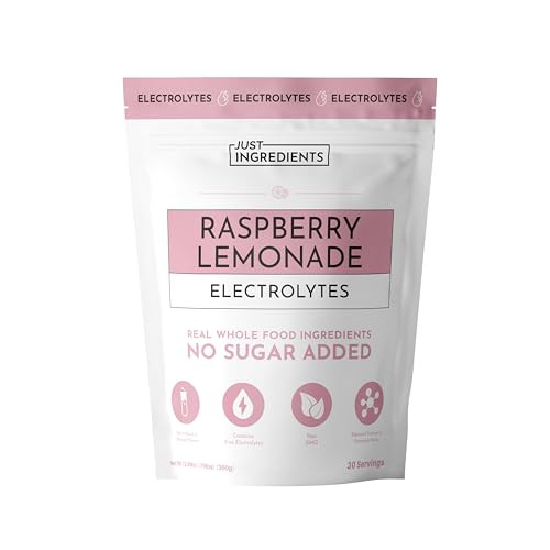 Raspberry Lemonade Electrolytes – 30‑Serving Hydration Drink Mix with Coconut Water, Essential Minerals & Real Flavors – Sweetened with Monk Fruit & Stevia – No Artificial Ingredients | Amazon (US)
