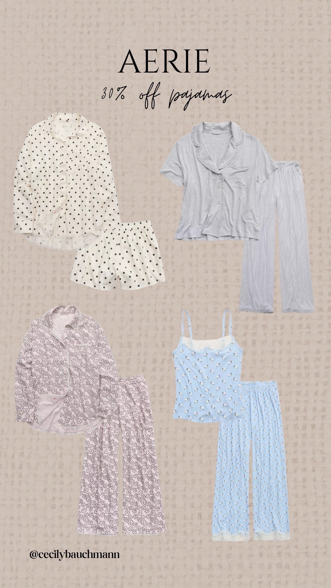 Aerie is doing 30% off pajamas rn! 

#LTKootd #LTKSaleAlert #LTKgrwm
