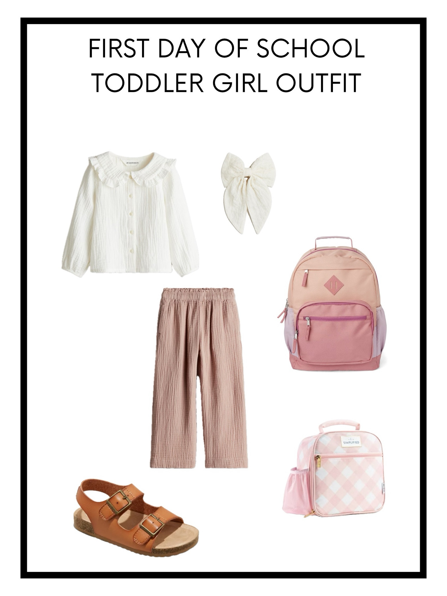 first day of school toddler girl outfit 

#LTKKids #LTKFindsUnder50 #LTKBacktoSchool