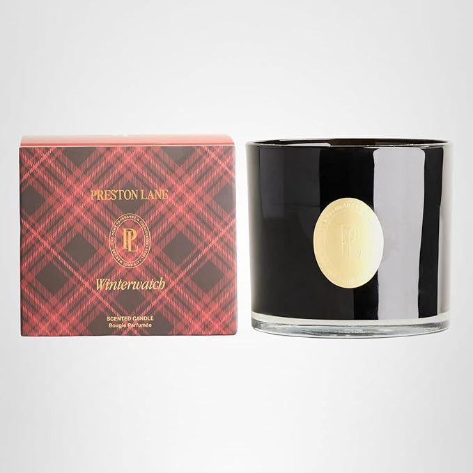Preston Lane Luxury 3-Wick Scented Candle, Winterwatch, 24 oz Hand-Poured in USA | Long Burn Time... | Amazon (US)