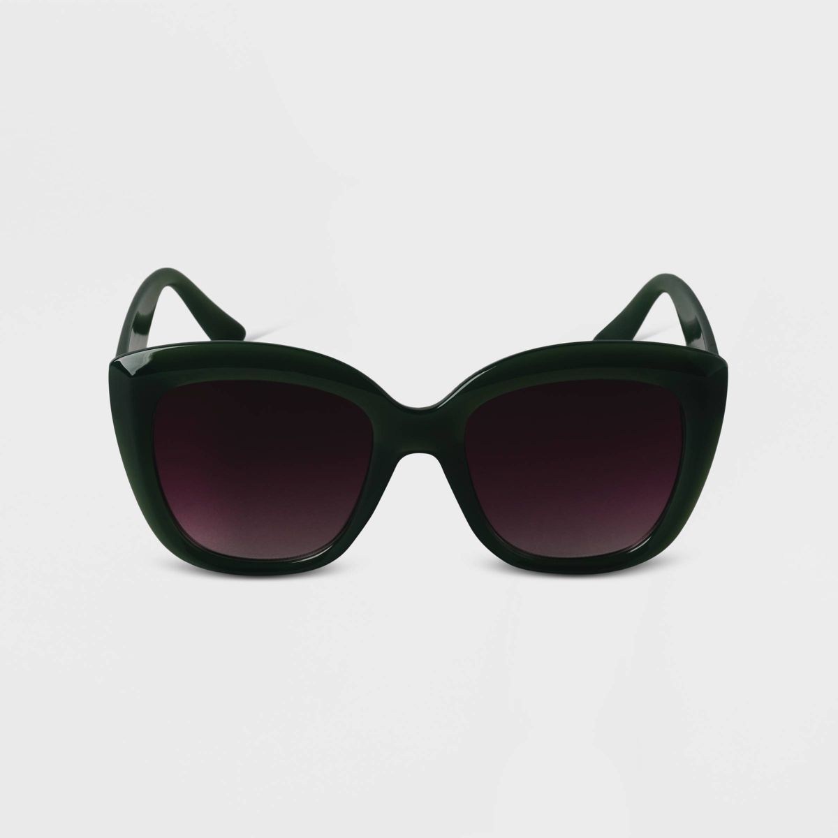 Women's Oversized Cateye Sunglasses - A New Day™ Green | Target