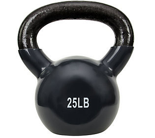 Sunny Health & Fitness Vinyl-Coated Kettle Bell, 25 lb | QVC