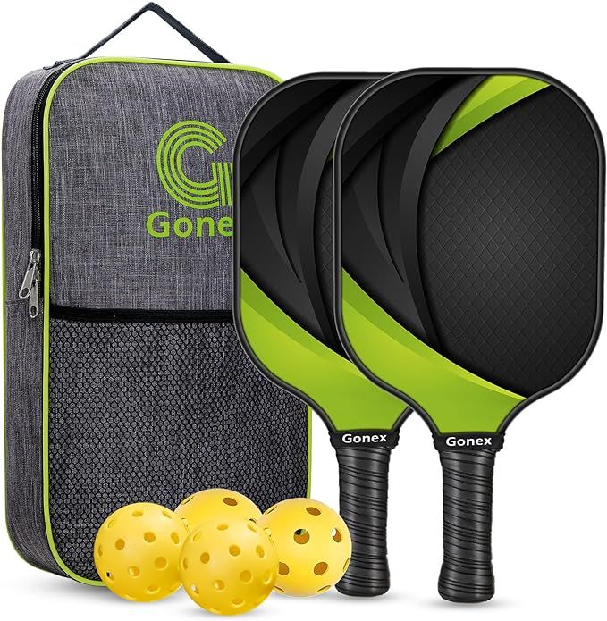 Gonex Pickleball Paddles, USAPA Approved Graphite Pickleball Rackets with Comfort Grip, Carbon Fi... | Amazon (US)