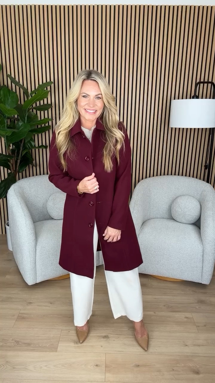 This red trench is exactly the kind of color I want to wear heading into fall. Throw it over a simple outfit and suddenly the whole look feels more interesting.

red trench coat, red coat outfit, fall outerwear, trench coat style, fall outfit idea, workwear outfit, office style, fall layering, statement jacket, women over 40 style, audriedollins

#LTKootd #LTKSeasonal #LTKOver40