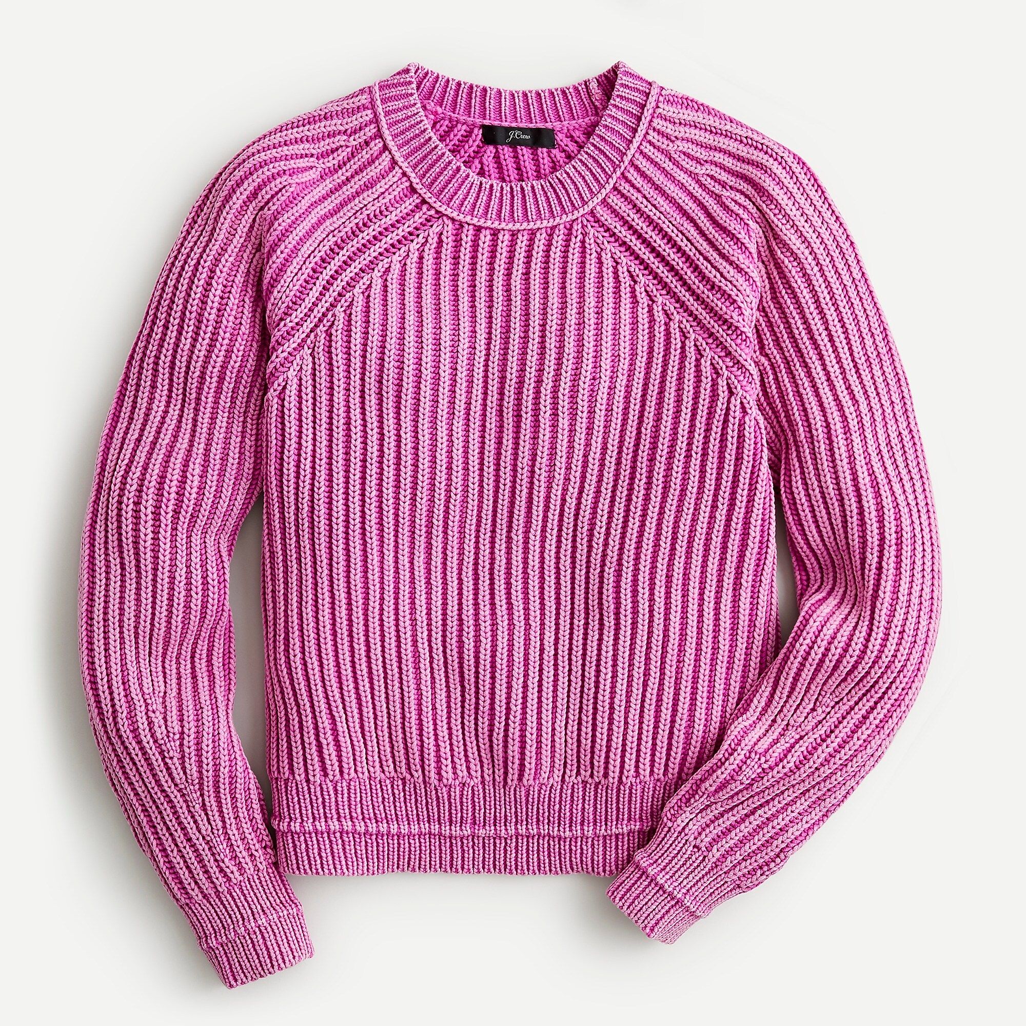 Garment-washed crewneck sweater | J.Crew US