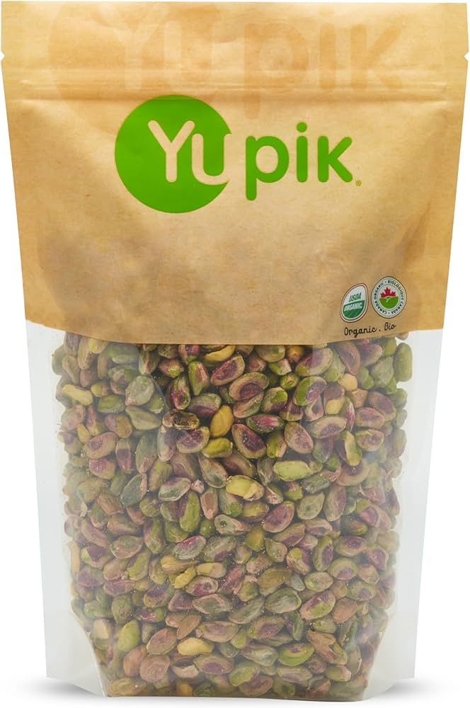 Yupik Organic Raw Pistachios, No Shells, 2.2 lb (35.2 oz), Gluten-Free, Non-GMO, Kosher, Vegan, K... | Amazon (US)