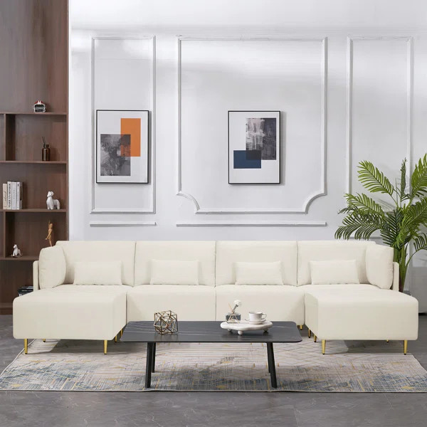 Conelia 6 - Piece Upholstered Sectional | Wayfair North America