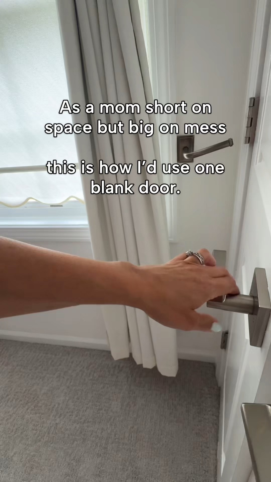 
If you’ve got a small room, too many toys, and no clue where to put them… this is one of my favorite low-lift fixes. I love it because it’s:

Damage-free
Vertical (so it doesn’t eat up floorspace)
Out of sight but still accessible
Kid-friendly enough they’ll actually use it

All you need is a blank door.
No drilling. No overflowing bins. Works in a variety of places.

The exact one I use is
Container store but I’ve linked similar options as well.

#LTKdayinmylife #LTKBaby #LTKmomlife