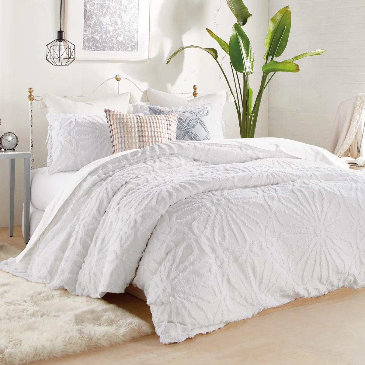 Peri Home Chenille Medallion 3 Piece Comforter Set | Wayfair North America