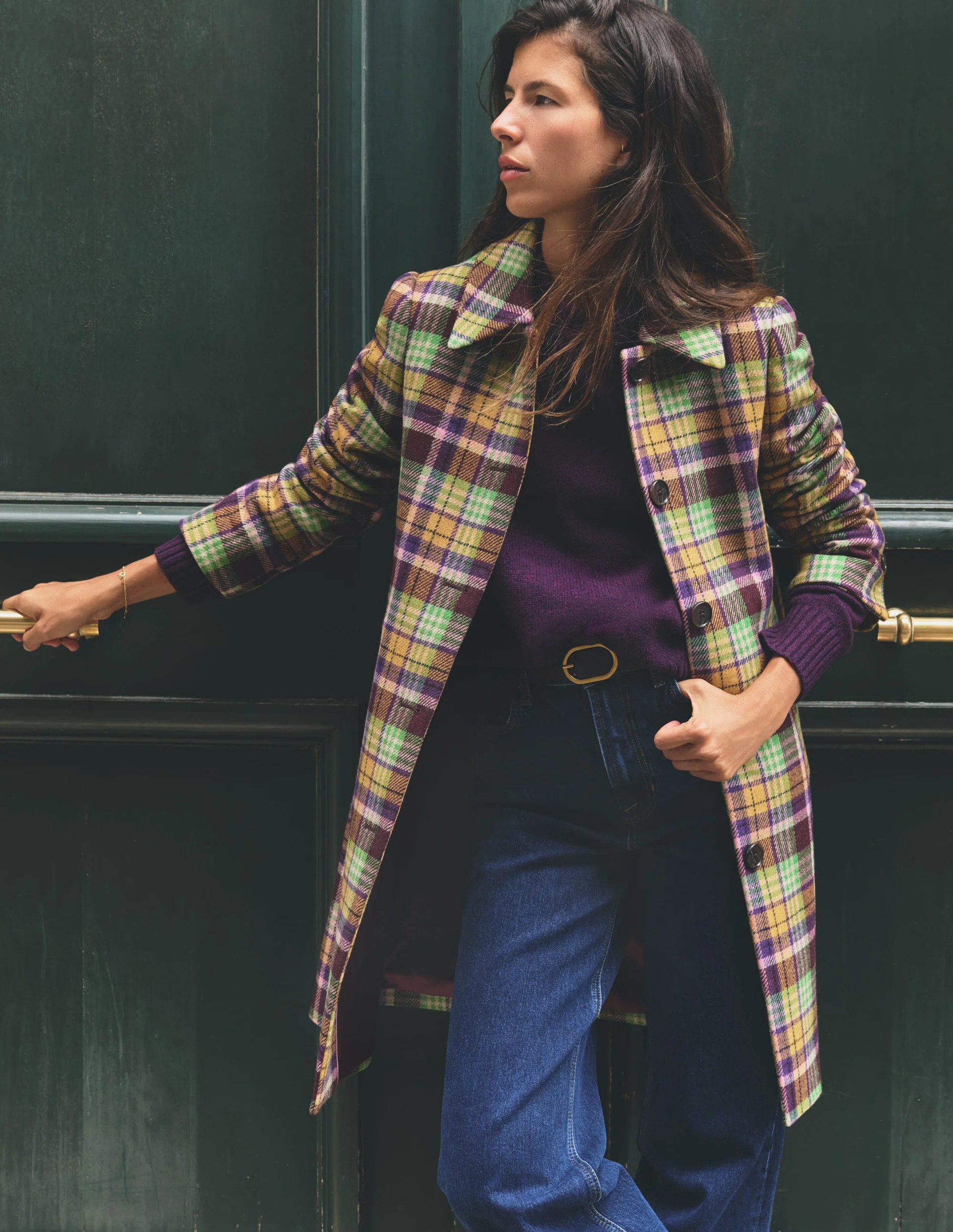 Aylesford Wool Coat
                    
                      
                        Yellow, M... | Boden (US)
