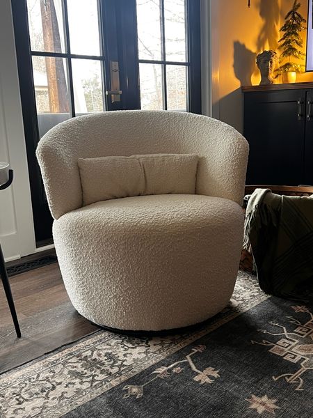 Obsessed with my gorgeous Boucle swivel chairs from @castlery

#LTKFind #LTKhome