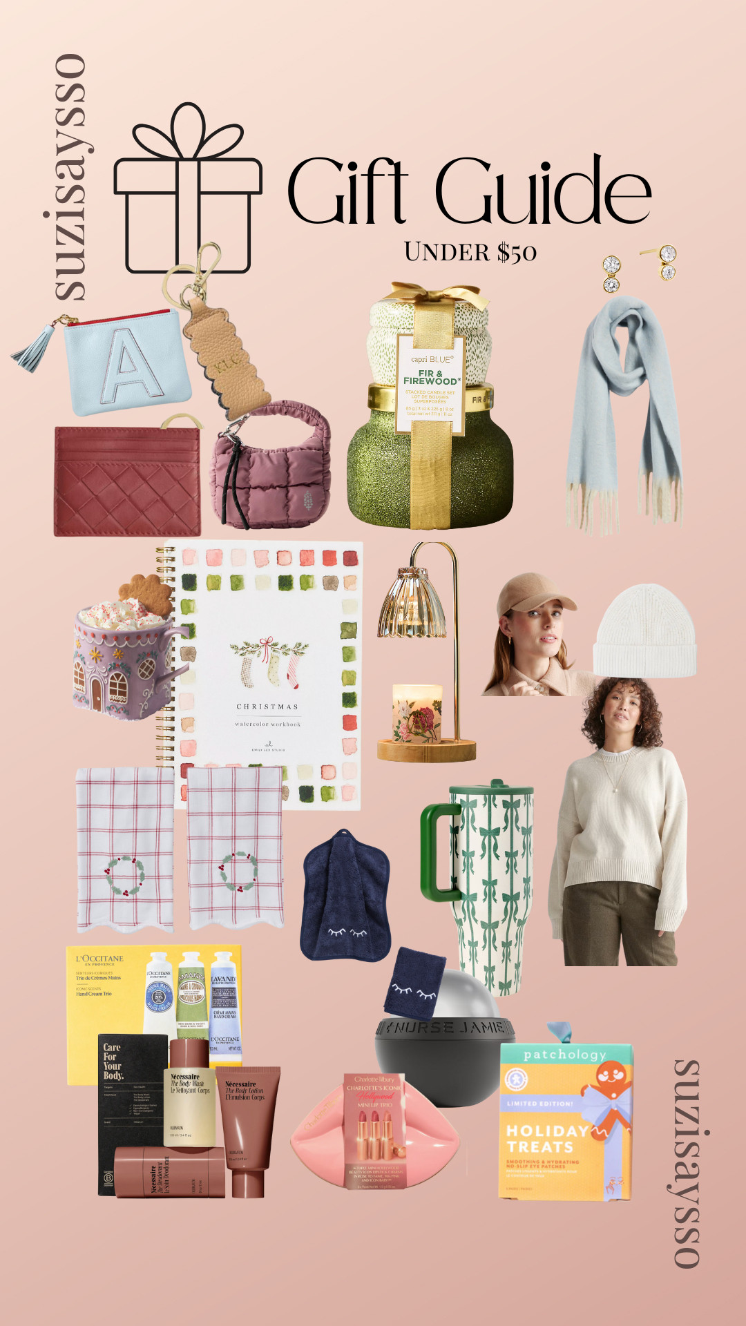 Affordable, adorable, and guaranteed crowd-pleasers 🤍 These gifts are all under $50 and perfect for teachers, friends, neighbors, or anyone you want to treat this season. From cozy finds and skincare sets to personalized accessories and festive home touches — these are the little luxuries that feel way more expensive than they are 🎁

Comment GIFT for links or tap to shop everything directly on LTK!

#GiftGuide #GiftsUnder50 #HolidayGifting #AffordableGifts #TeacherGifts #FriendGifts #BudgetFriendlyFinds 

 #LTKGiftGuide #LTKHoliday #LTKFindsUnder50
