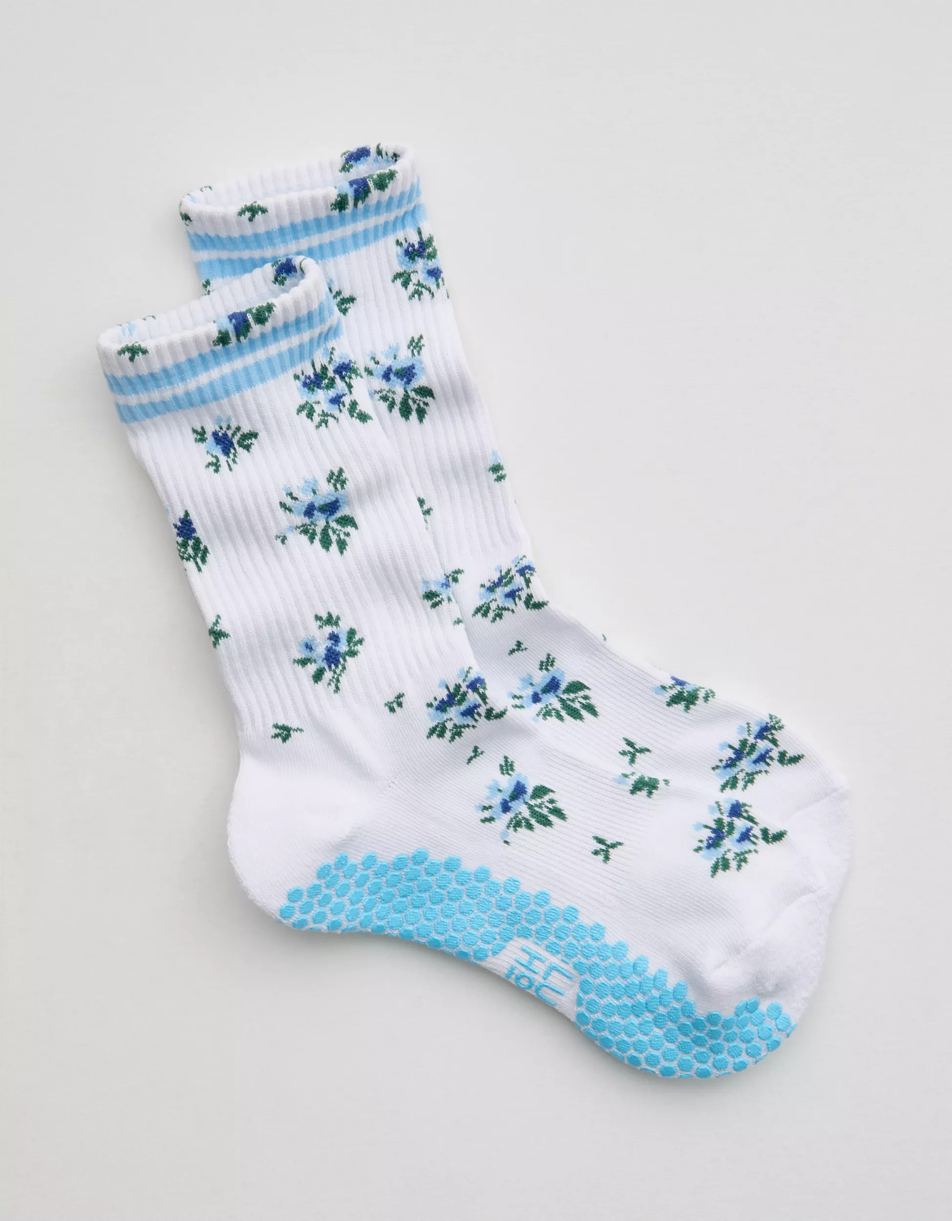 LUCKY HONEY Flower Grip Socks | Aerie