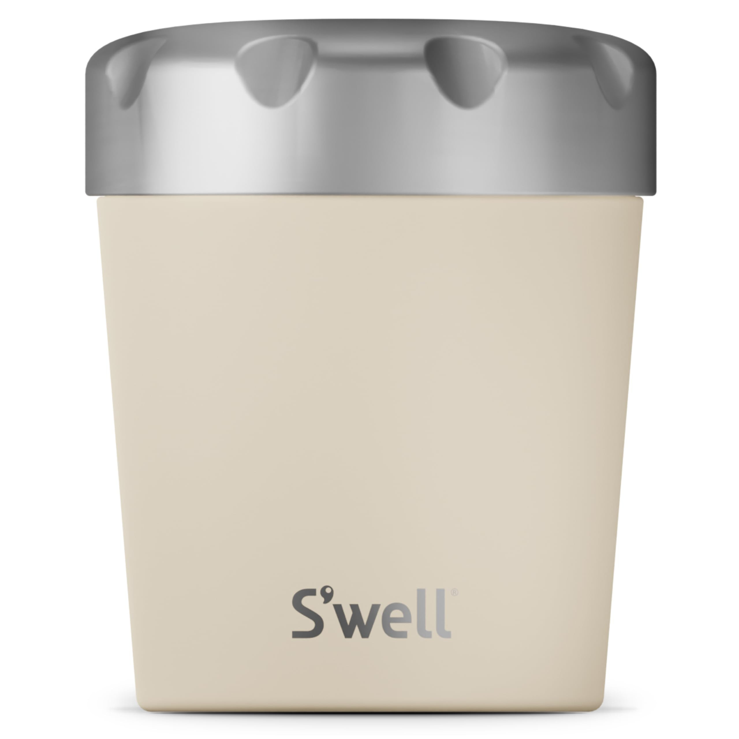 S'well Stainless Steel Ice Cream Chiller, 16oz, Vanilla, Triple Layered Vacuum Insulated Containe... | Amazon (US)