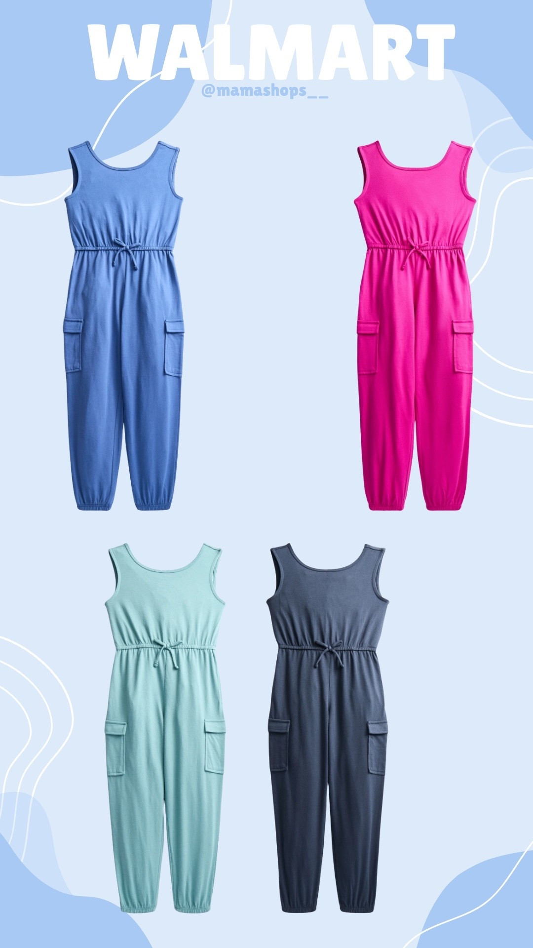 Walmart  Wonder Nation Girls Jumpsuit with pockets !🤩💁🏻‍♀️

Linking here for easy access🔗✨

#LTKSeasonal #LTKmomlife #LTKKids