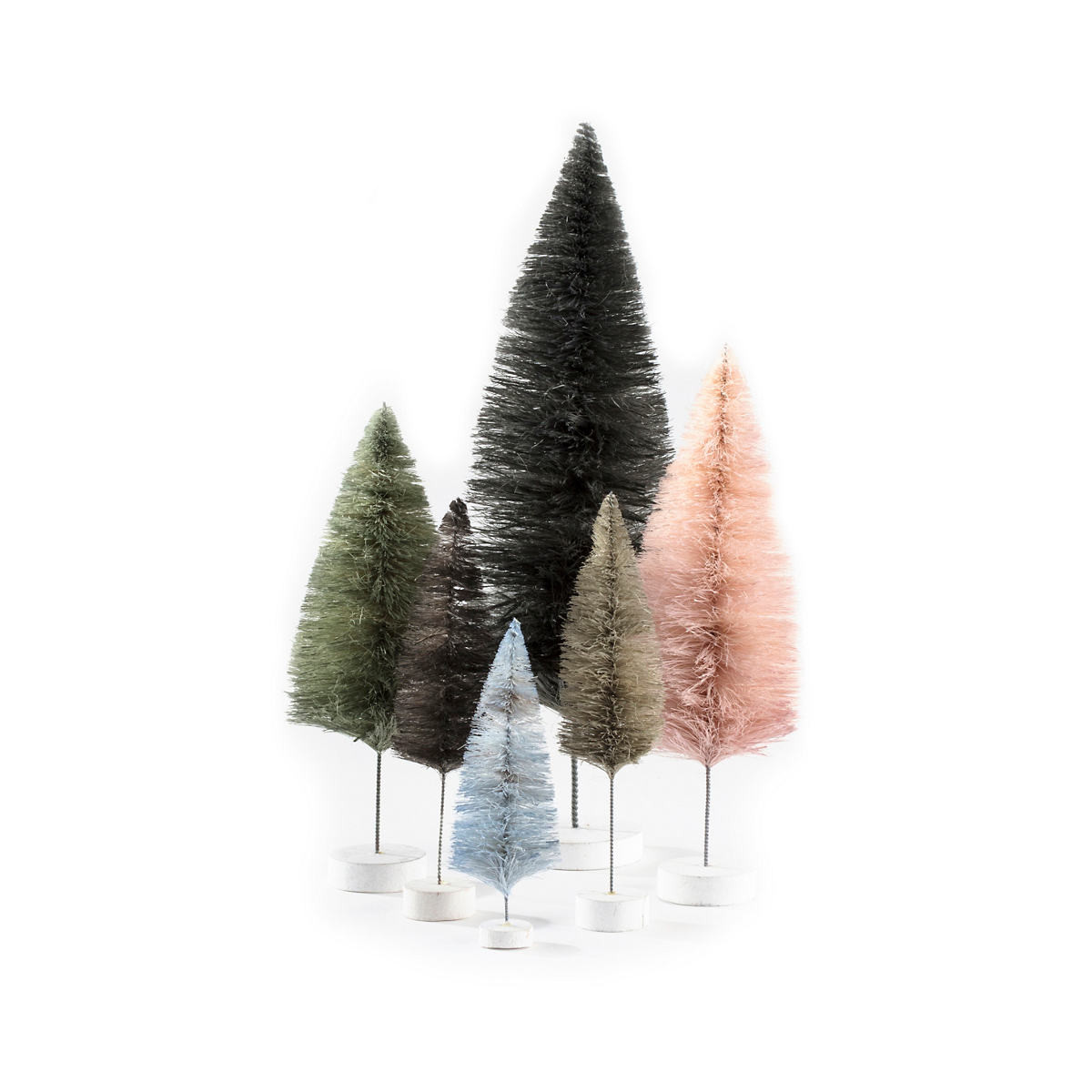 Grey Rainbow Trees/Set Of 6 | Annie Selke