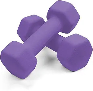 Portzon 10 Colors Options Compatible with Set of 2 Neoprene Dumbbell, Anti-Slip, Anti-roll, Hex S... | Amazon (US)