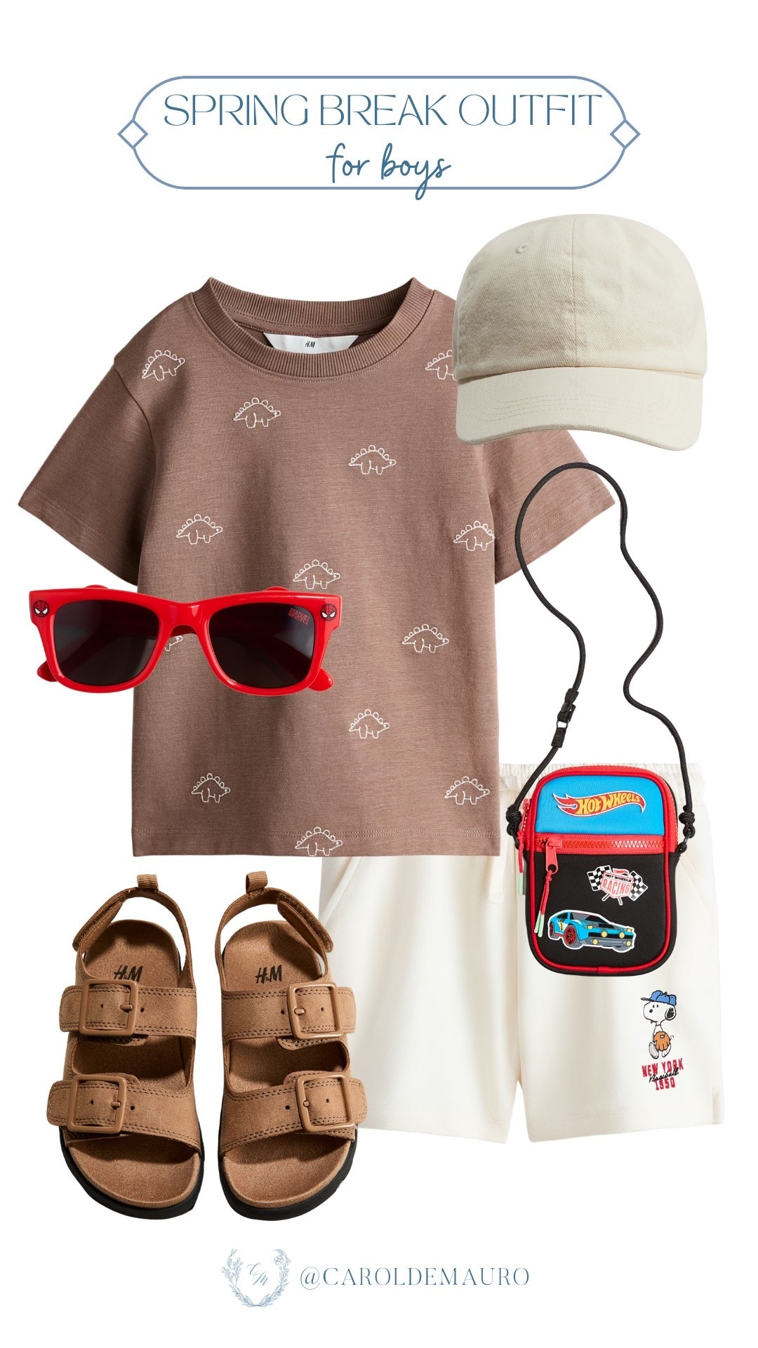 Get your cute spring break bags packed and style your kid with this cool outfit! A neutral set with a few pops of color is exactly the vibe for a sunny getaway. Practical, cute, and ready for an adventure.

toddler outfits, vacation look, kids accessories, casual style, mix and match, baby boy style, hot wheels, weekend vibe, h&m kids

#LTKootd #LTKKids #LTKSeasonal