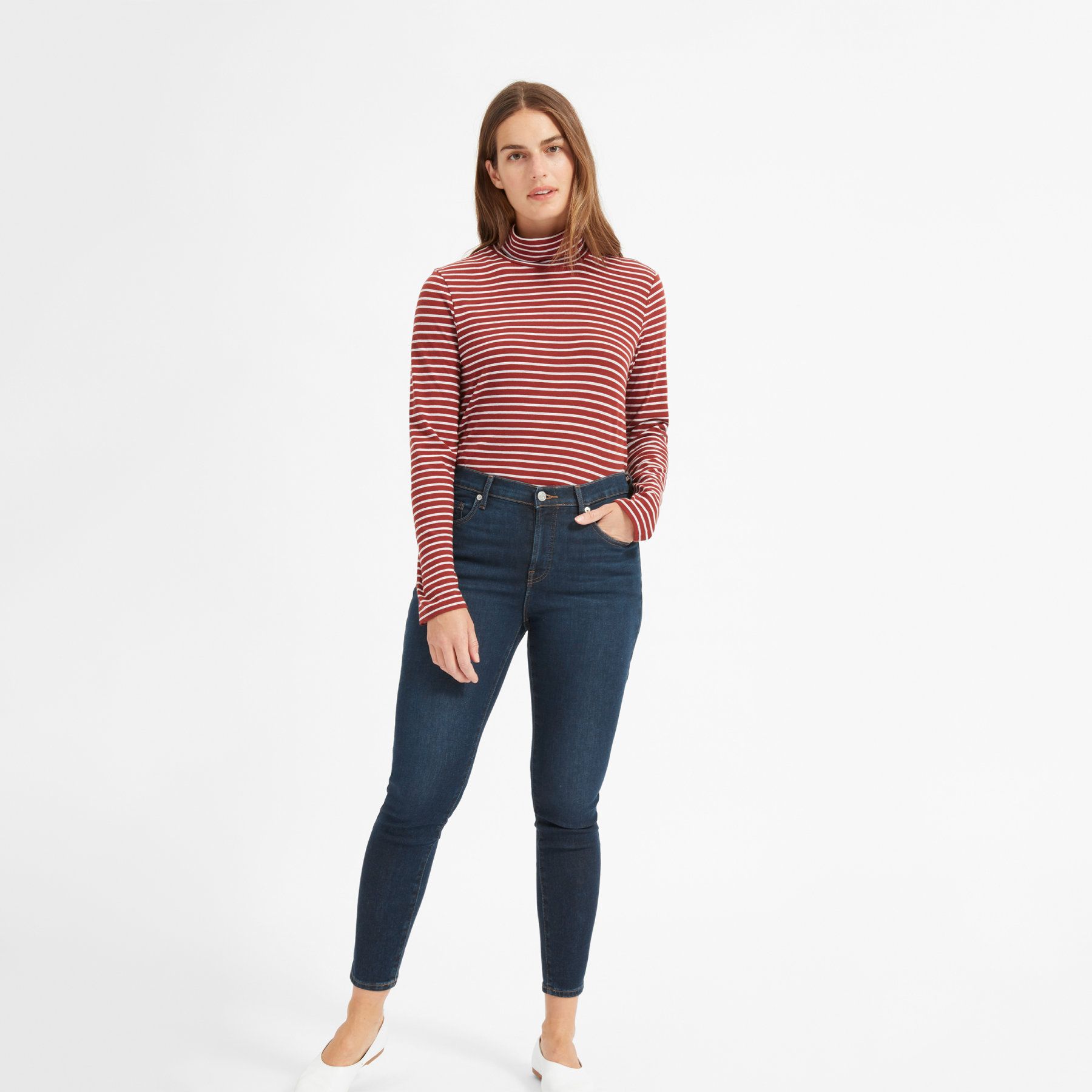 The Authentic Stretch Mid-Rise Skinny Ankle Jean | Everlane