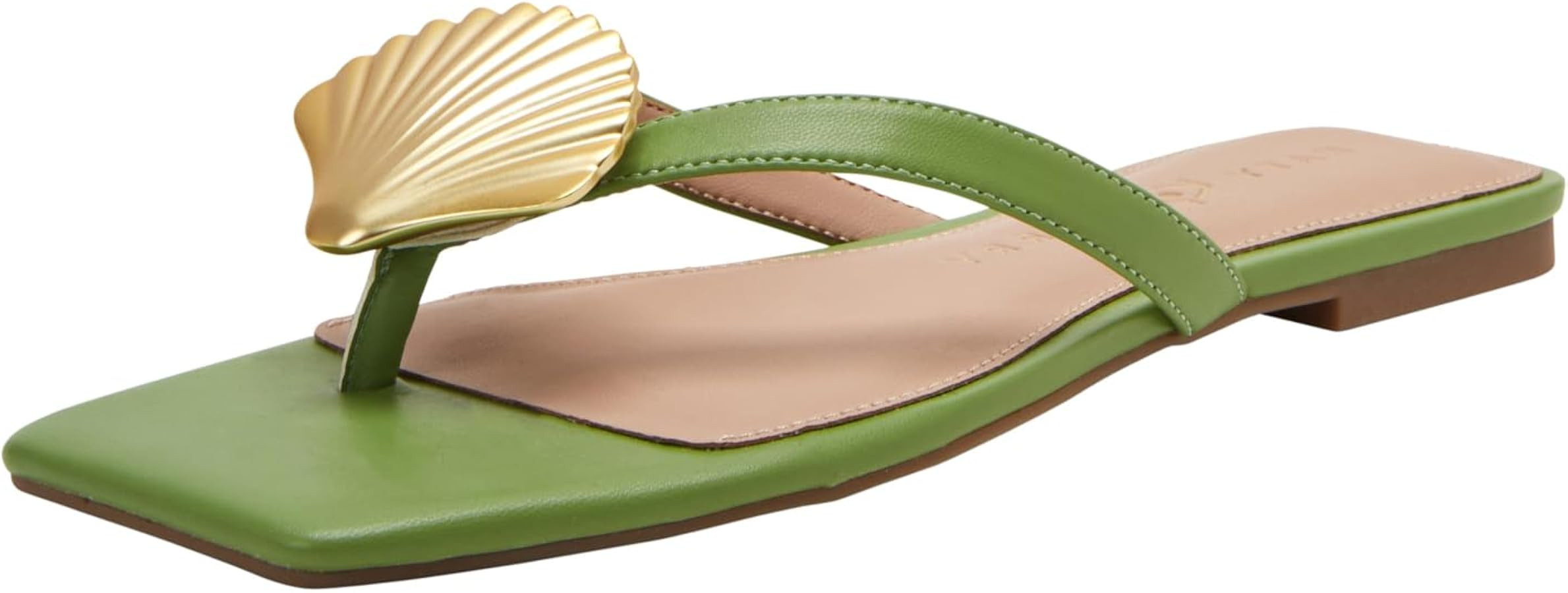 Katy Perry Women's Camie Shell Flat Sandal | Amazon (US)