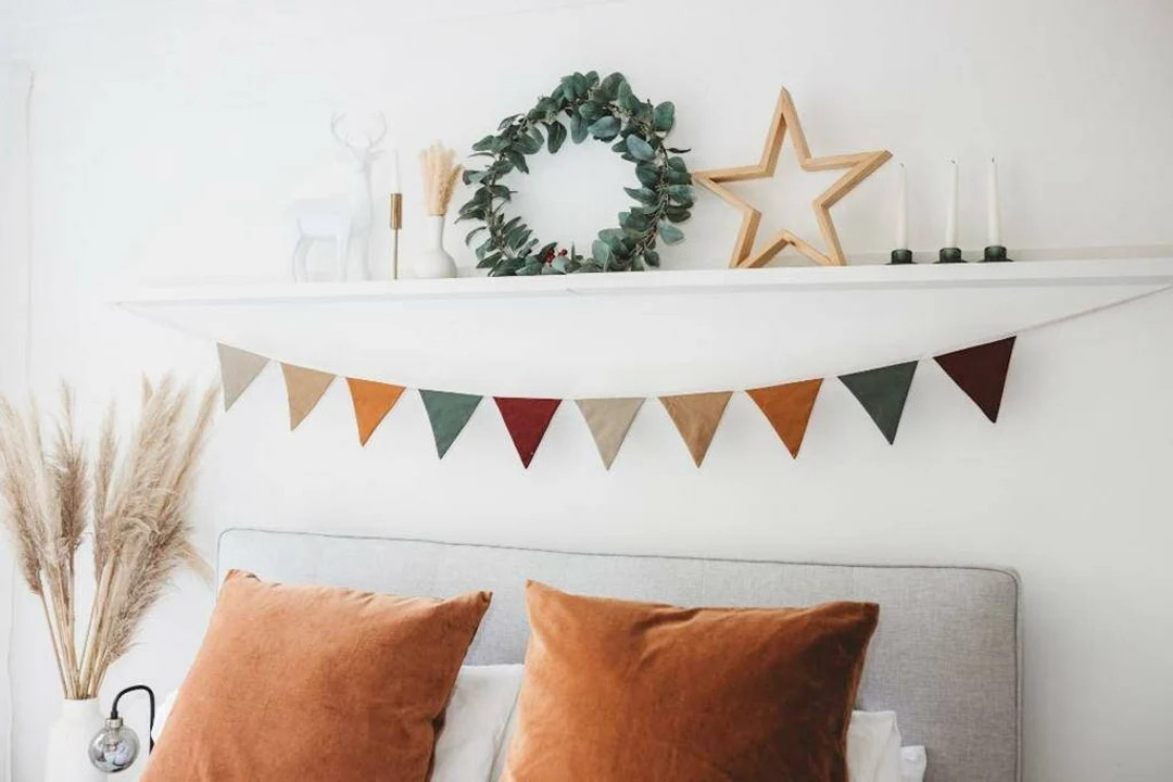 Premium Christmas Bunting Luxury Christmas Decs Scandi Christmas Decs Scandi Winter Decs Autumnal... | Etsy (US)