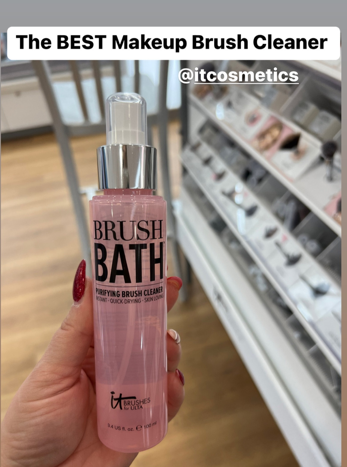 The BEST makeup brush cleaner that dissolves makeup, dirt & oil on any synthetic & natural hair makeup brush 🙌🏻

#LTKbeauty #LTKFind #LTKunder50