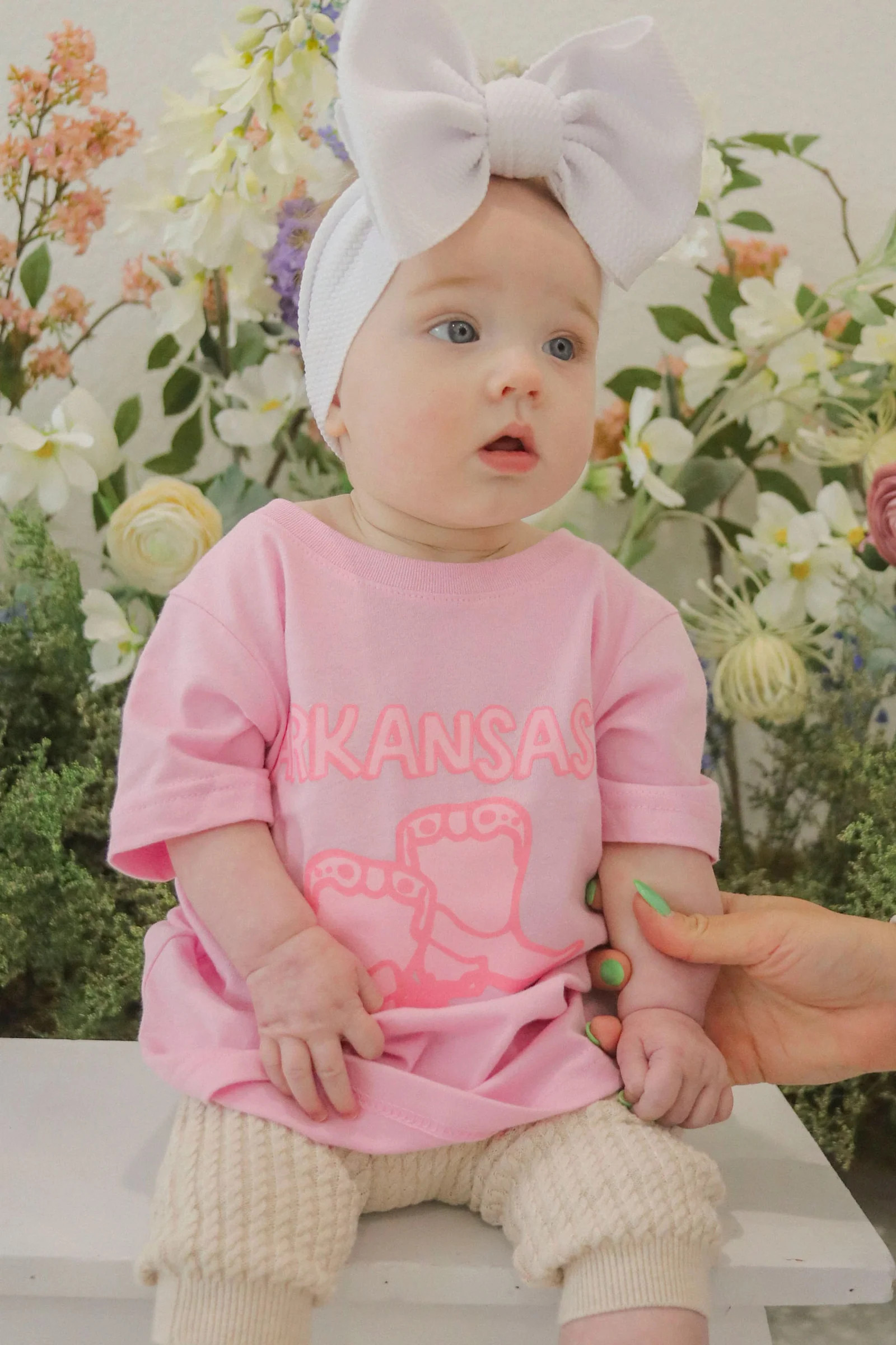 charlie southern: arkansas pink boots kids tee | RIFFRAFF