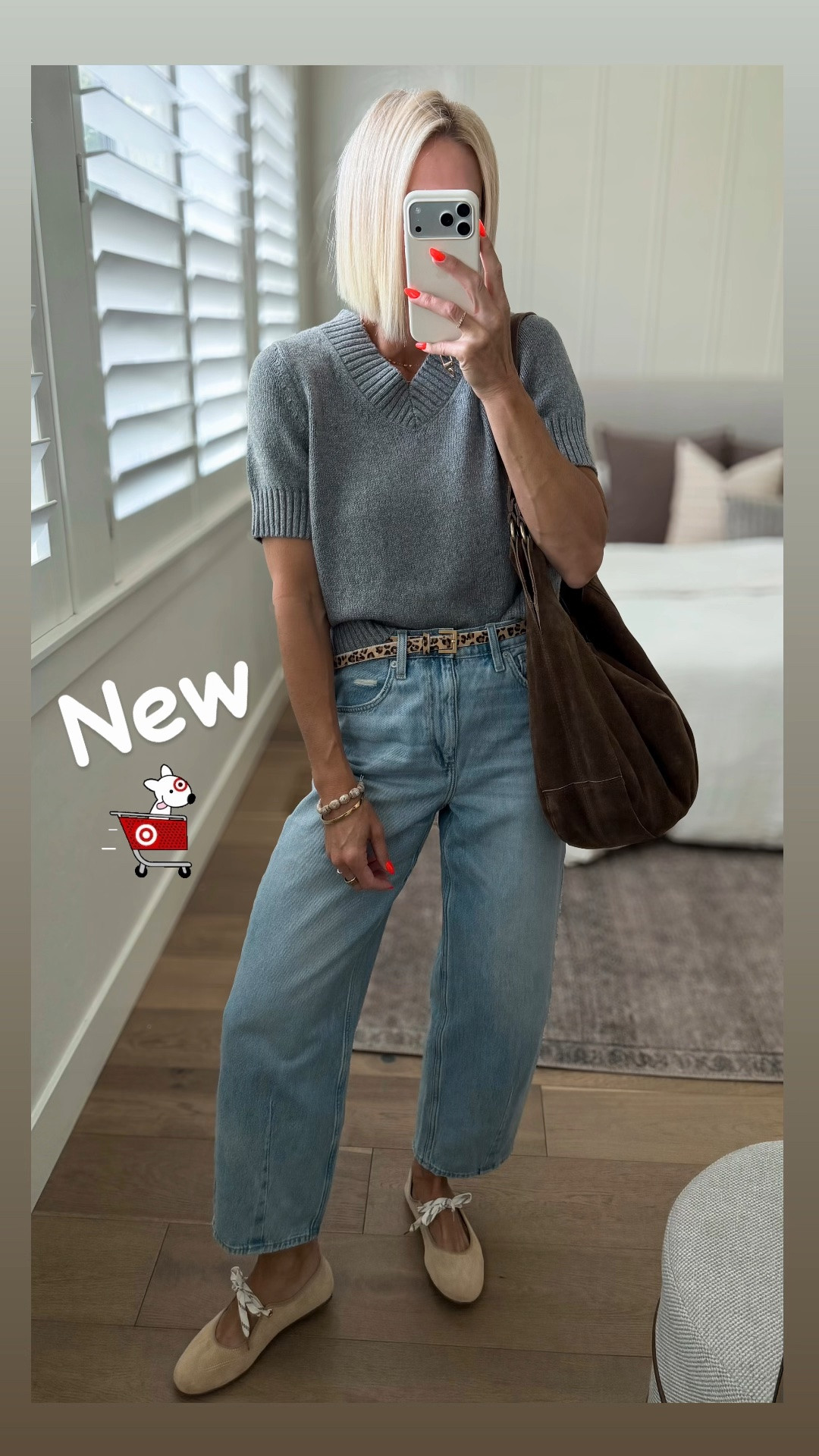 New sweaters & jeans @Target 
I sized 🆙 to a large in this v-neck and a 6 (regular length) in the jeans.

#LTKootd #LTKmomlife #LTKOver40