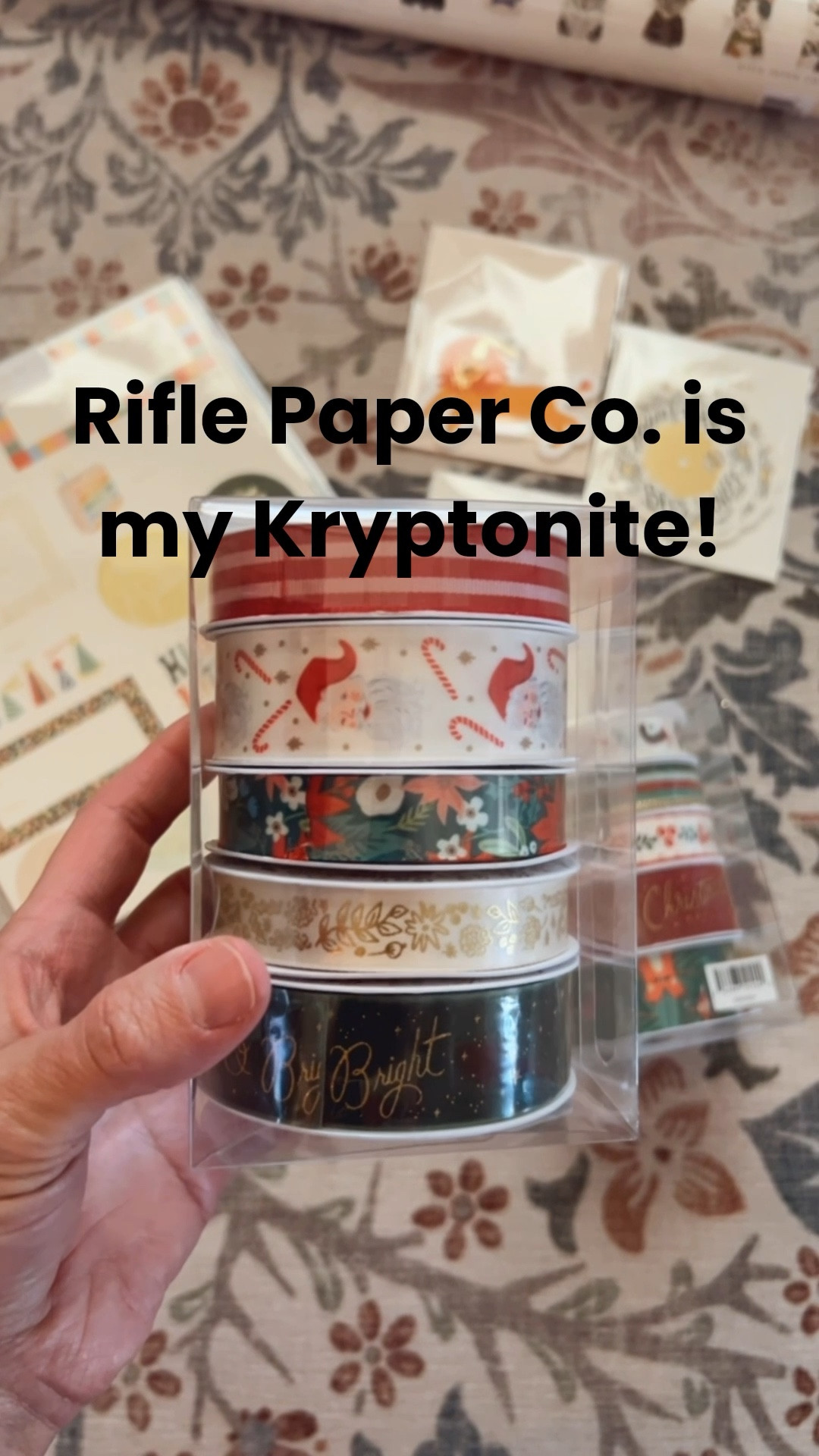 I’m completely enamored by all things Rifle Paper Co. and always have been. Here are some of my favorites: ribbon, gift tags and gift stickers!! 

#LTKHoliday #LTKSeasonal #LTKGiftGuide