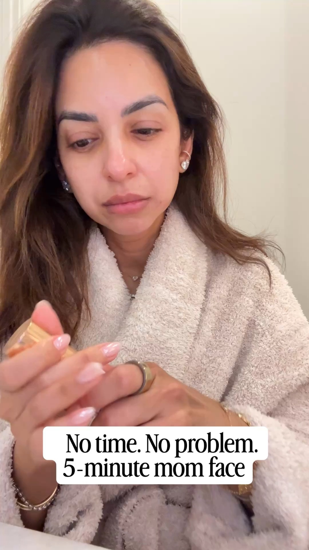 Today's 5 min makeup look! Last day to shop the Sephora savings event! 

Glow tint shade 7.5
Skin tint shade 6
Color corrector medium 
Concealer medium golden 
Bronzer medium 
Blush 
Lip liner honey beige
Lip balm milk tea 

#LTKOver40 #LTKSaleAlert #LTKBeauty