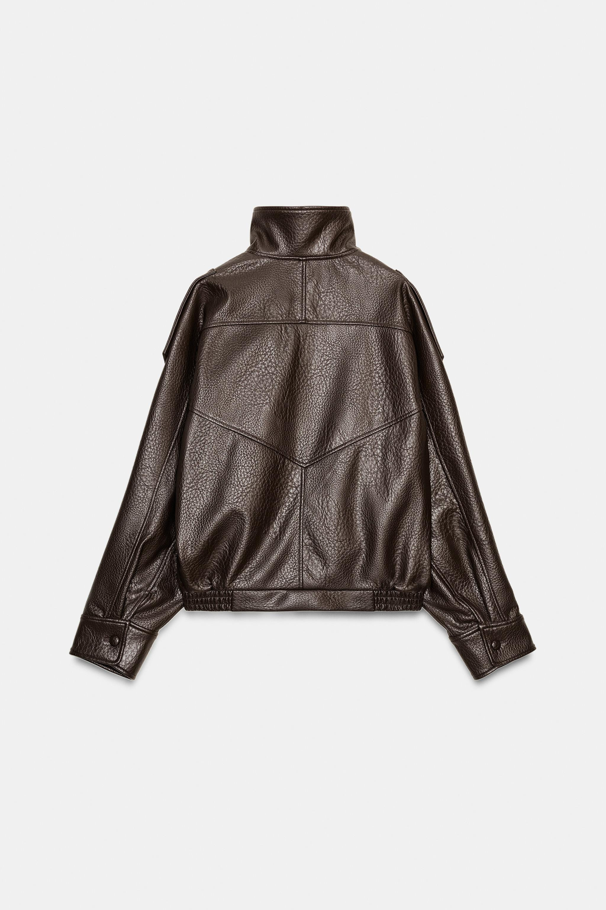 FAUX LEATHER JACKET | Zara UK