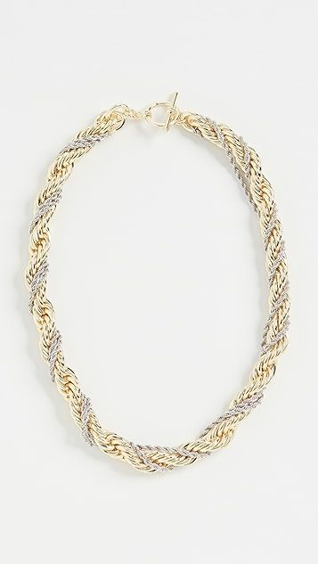 Toggle Rope Chain Two Tone Necklace | Shopbop