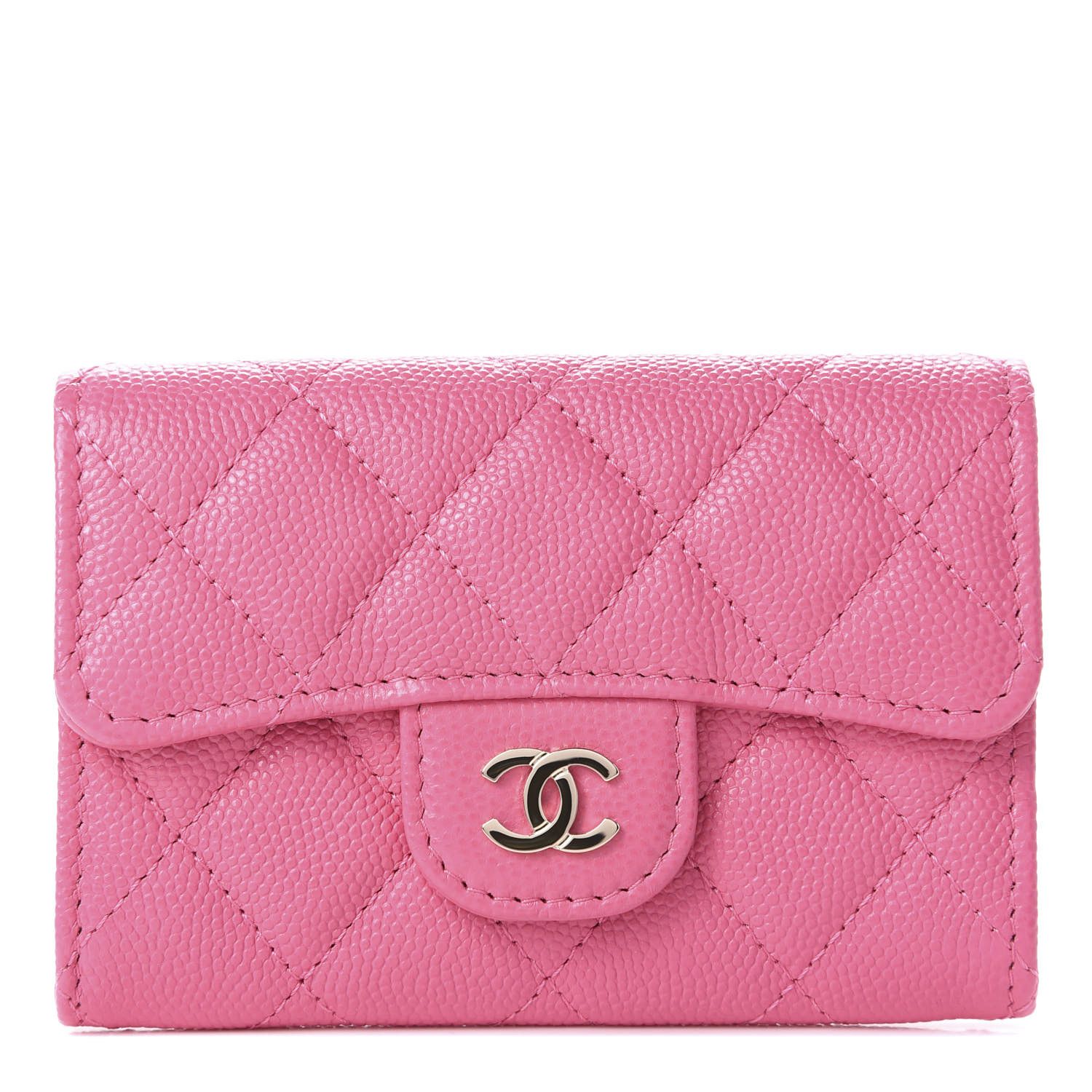CHANEL

Caviar Quilted Flap Card Holder Wallet Pink | Fashionphile