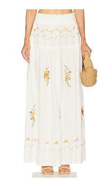 Agua Bendita x REVOLVE Jenna Maxi Skirt in Ivory from Revolve.com | Revolve Clothing (Global)