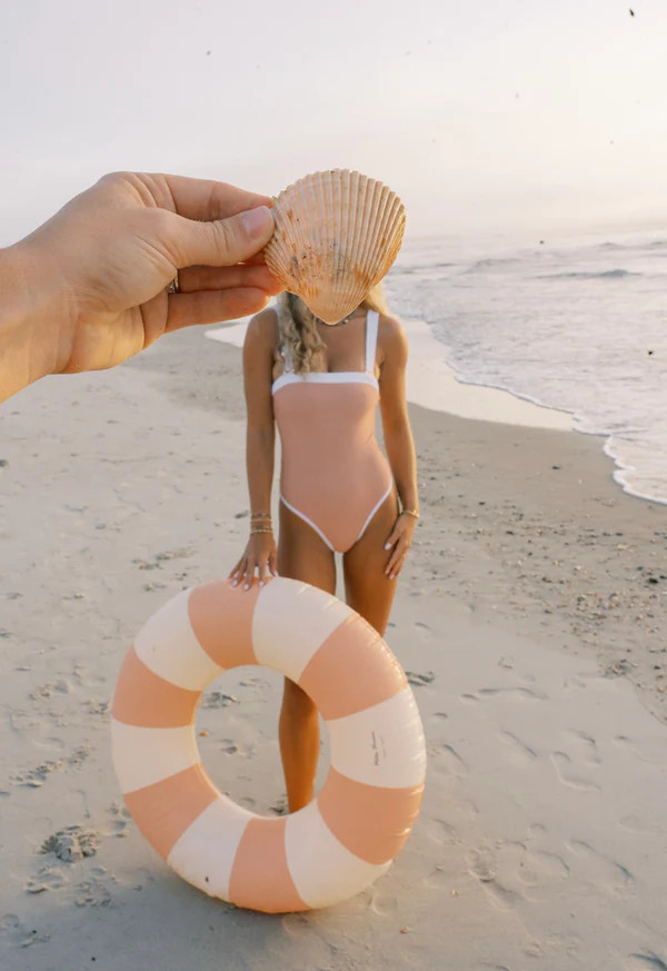 Baywatch One Piece- Blush | LainSnow