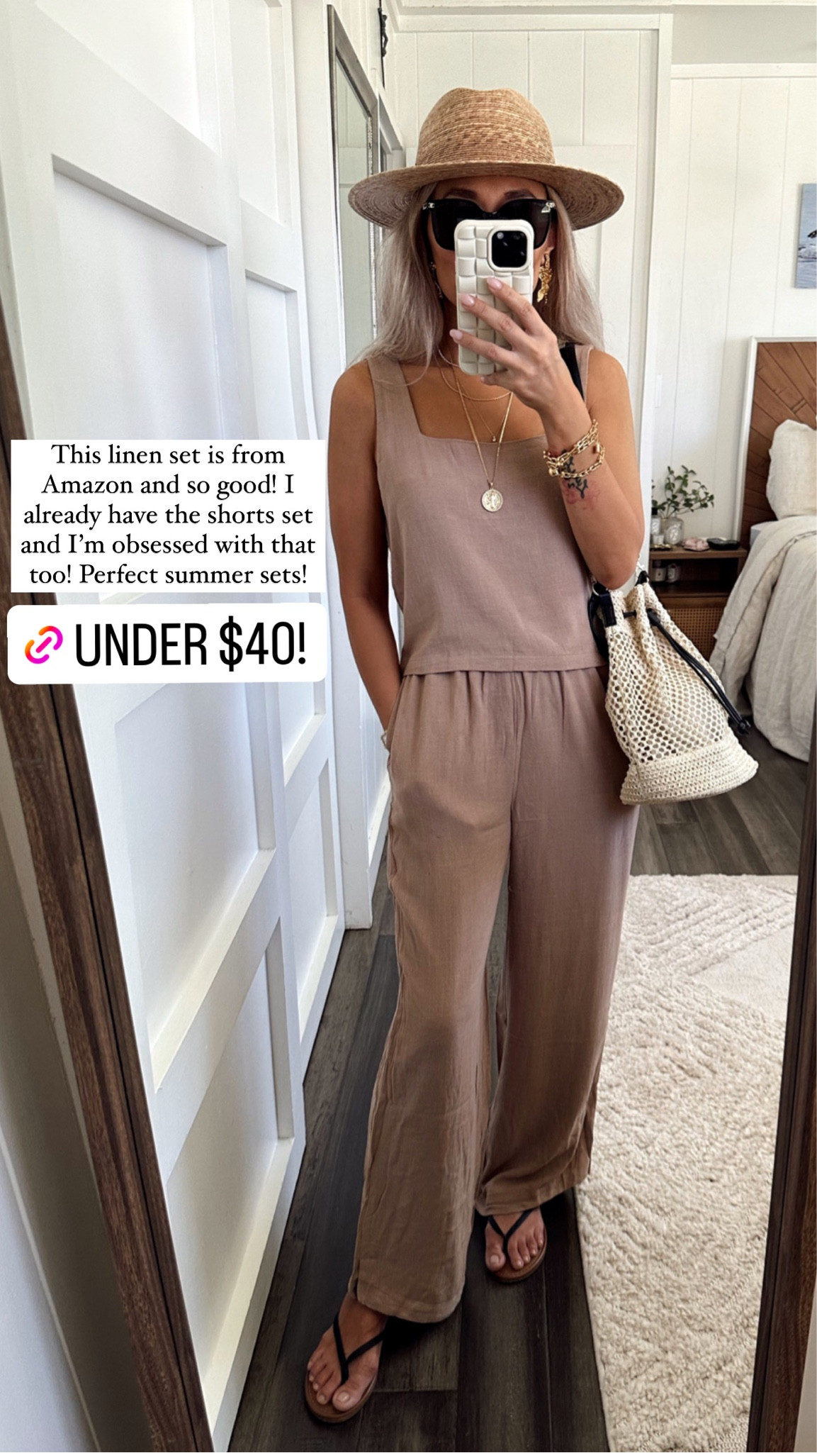Linen set from Amazon. I AM OBSESSED. I also have the shorts set and it’s equally as amazing! 

#LTKtravel #LTKstyletip #LTKunder50