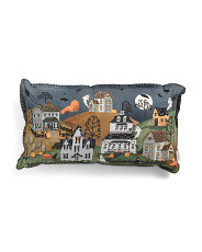 14x24 Halloween Village Pillow | Throw Pillows | Marshalls | Marshalls
