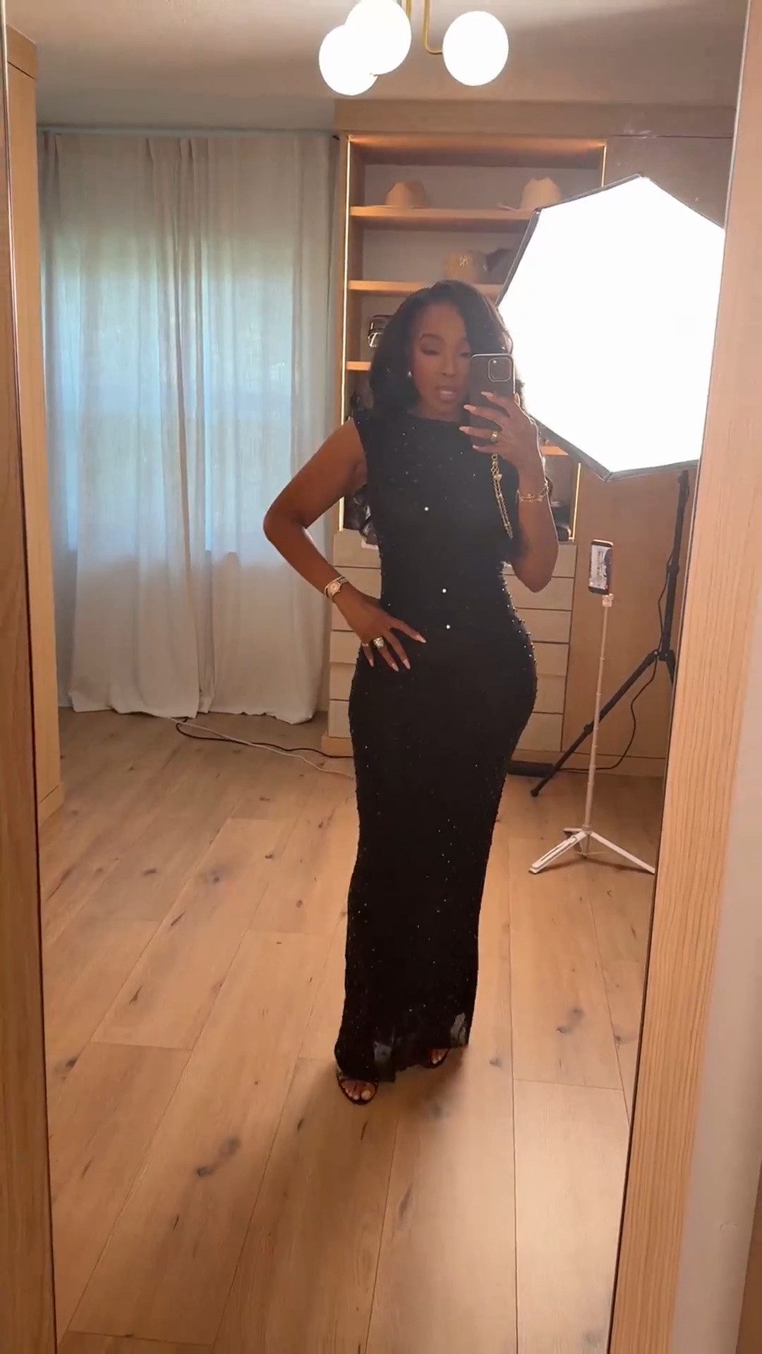 BLACK-TIE ENERGY 🖤✨

A sleek black sparkle maxi that gives understated glam without trying too hard. Perfect for a formal event, wedding guest look, gala or an elevated night out.

Wearing: Size Small | 5’4” | 140 lbs | 34D-27-40

black sparkle maxi dress, formal black dress, black wedding guest dress, elegant evening dress, gala outfit, special occasion dress, black sequin dress, formal event outfit, classy black dress, holiday party dress, petite formal dress, night out dress

📲 Download the FREE LTK app & follow me (@kirasfashionfinds).

#LTKPetite #LTKParties