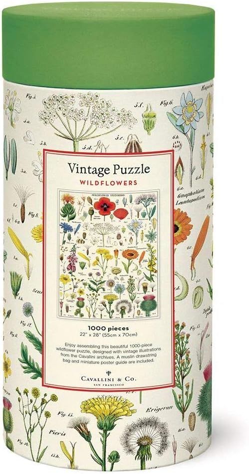 Cavallini Papers & Co. Wildflowers 1,000 Piece Puzzle, Multi | Amazon (US)