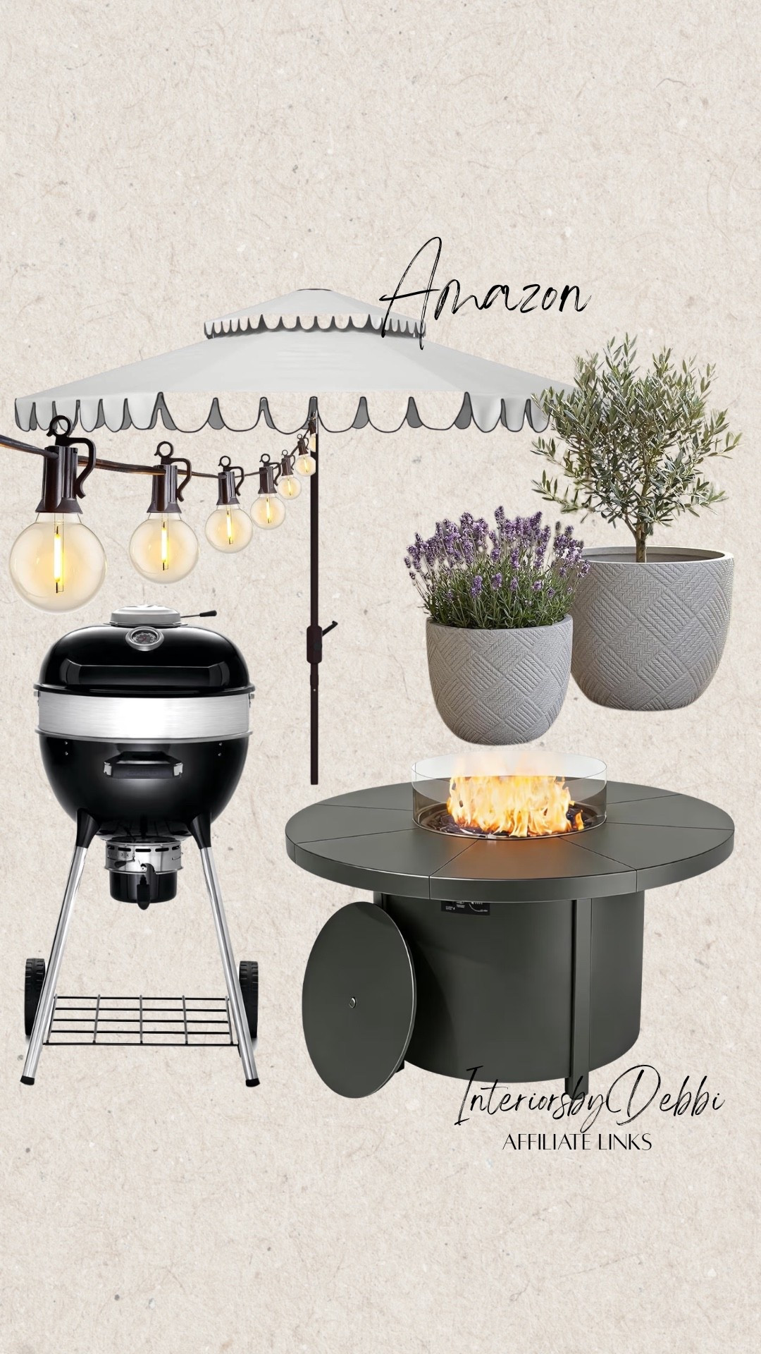 Amazon Finds
Outdoor umbrella, planters, fire pits, grill, transitional home, modern decor, amazon find, amazon home, target home decor, mcgee and co, studio mcgee, amazon must have, pottery. barn, Walmart finds, affordable decor, home styling, budget friendly, accessories, neutral decor, home finds, buy new arrival, coming soon, sale alert, high end look for less, Amazon favorites, Target finds, cozy, modern, earthy, transitional, luxe, romantic, home decor, budget friendly decor #amazonhome

#LTKSeasonal #LTKHome