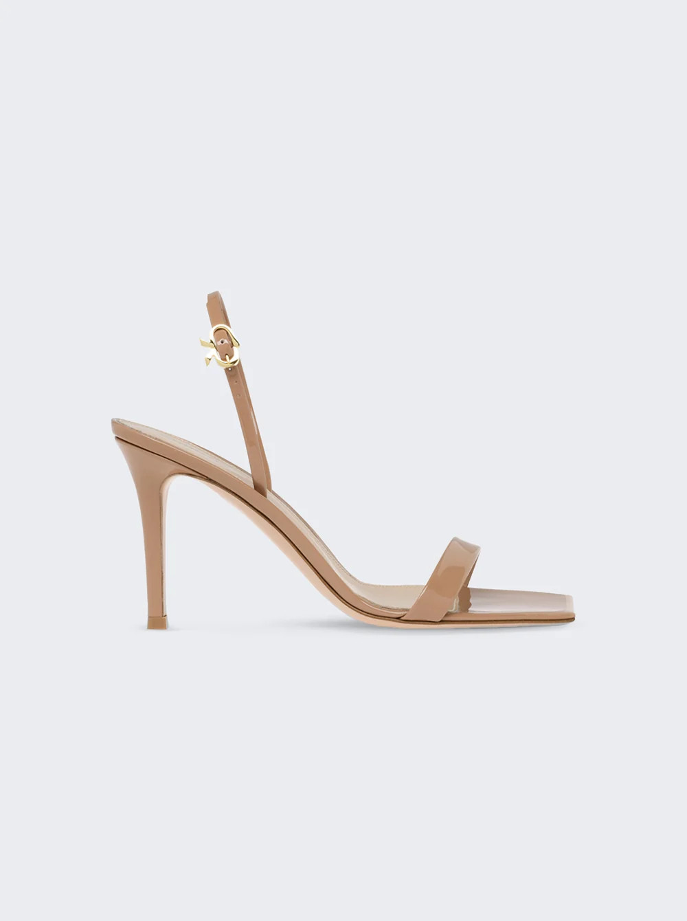 Ribbon Stiletto 85 Sandal PRALINE | The Webster
