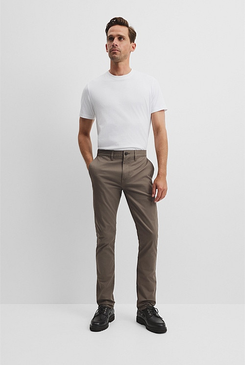 Verified Australian Cotton Slim Fit Stretch Chino | Country Road